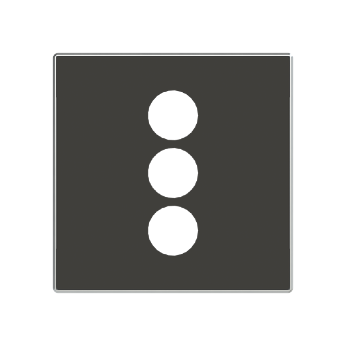 Cover plate CinchS-Video 1 gang Black - Sky Niessen