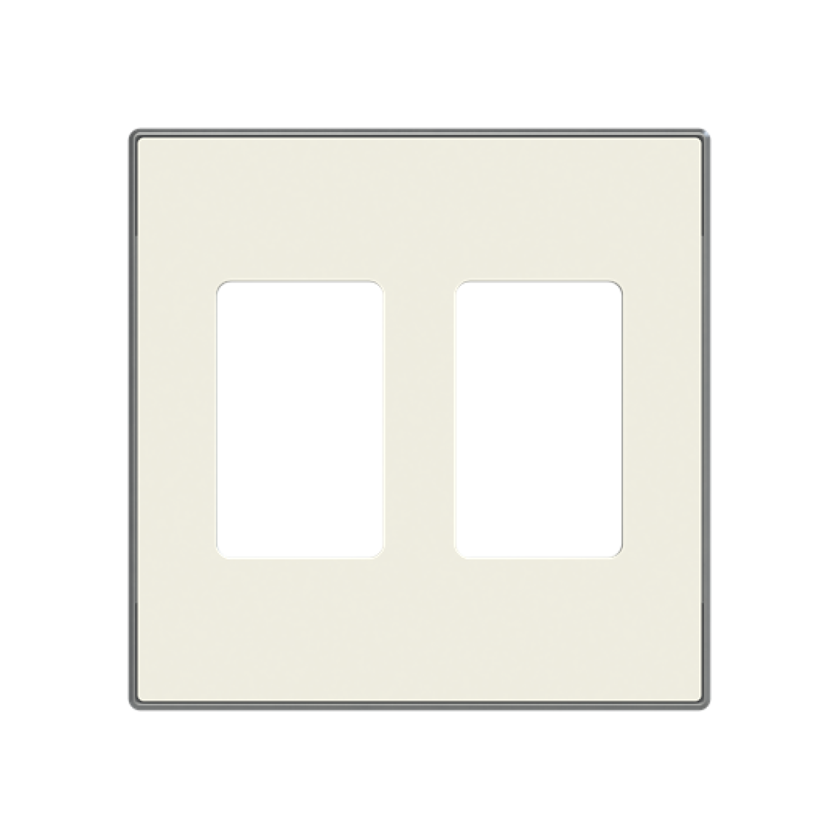 Cover plate VDI 2 gang White - Sky Niessen