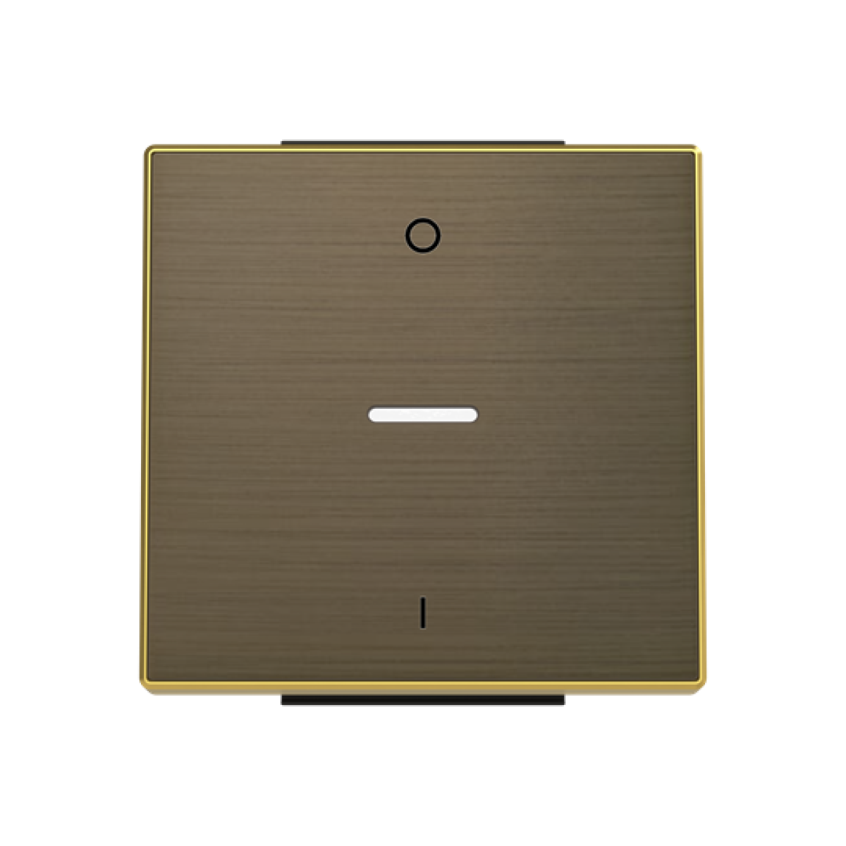 Rocker Characters 0 and 1 for Switchpush button, Single rocker Gold - Sky Niessen