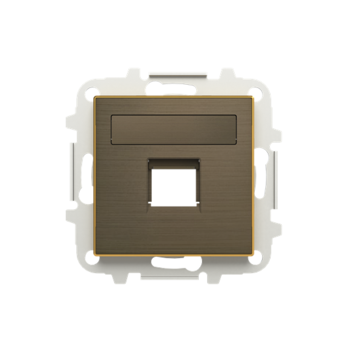 Cover plate Data connection 1 gang Gold - Sky Niessen