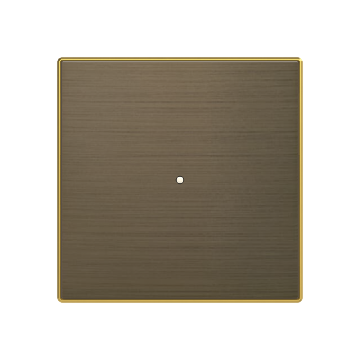 Cover plate Without imprint for Switchpush button Single push button Gold - Sky Niessen
