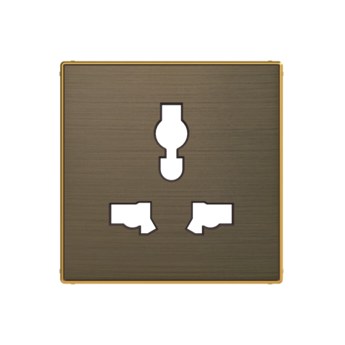 Cover socket outlet Without imprint Gold - Sky Niessen