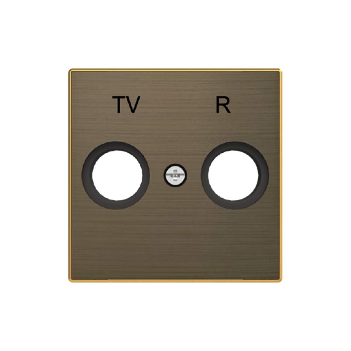Cover plate SAT 1 gang Gold - Sky Niessen