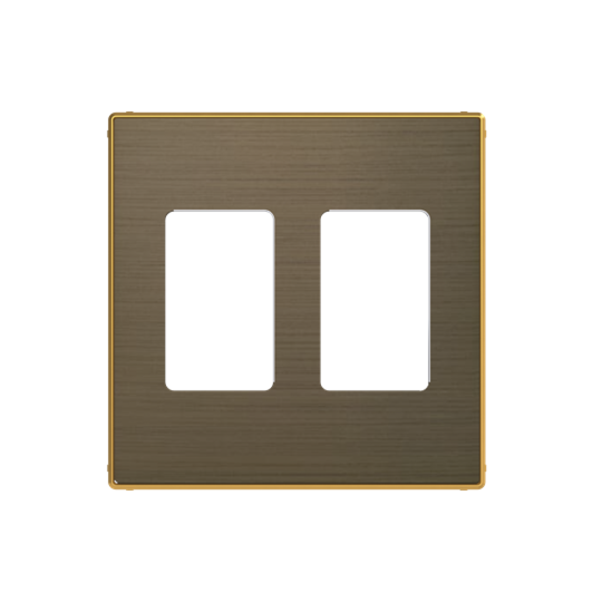 Cover plate VDI 2 gang Gold - Sky Niessen