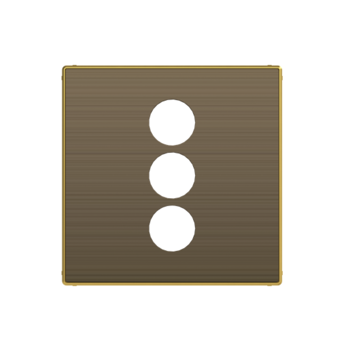 Cover plate CinchS-Video 1 gang Gold - Sky Niessen