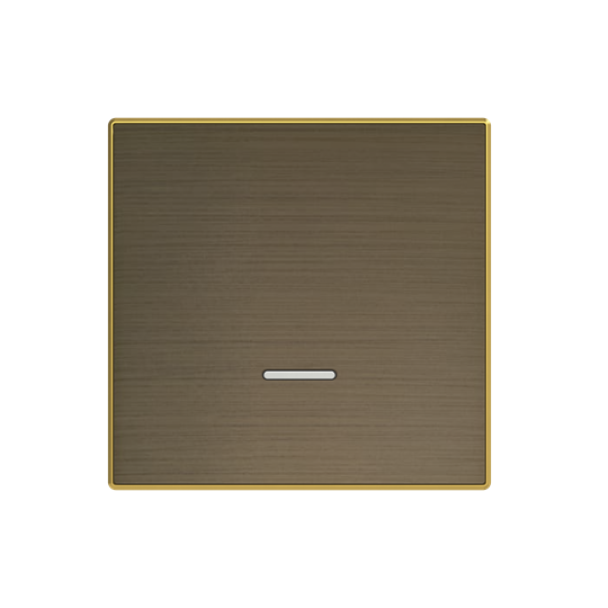 Cover dimmer Without imprint for Switchdimmer Single push button Gold - Sky Niessen