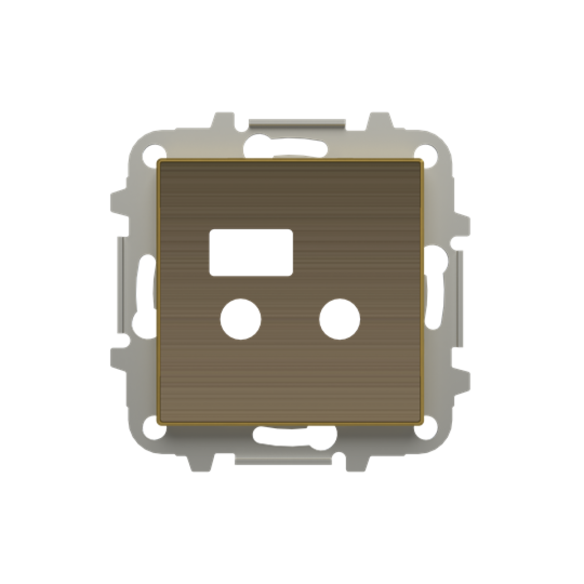 Cover plate USB Central cover plate Gold - Sky Niessen