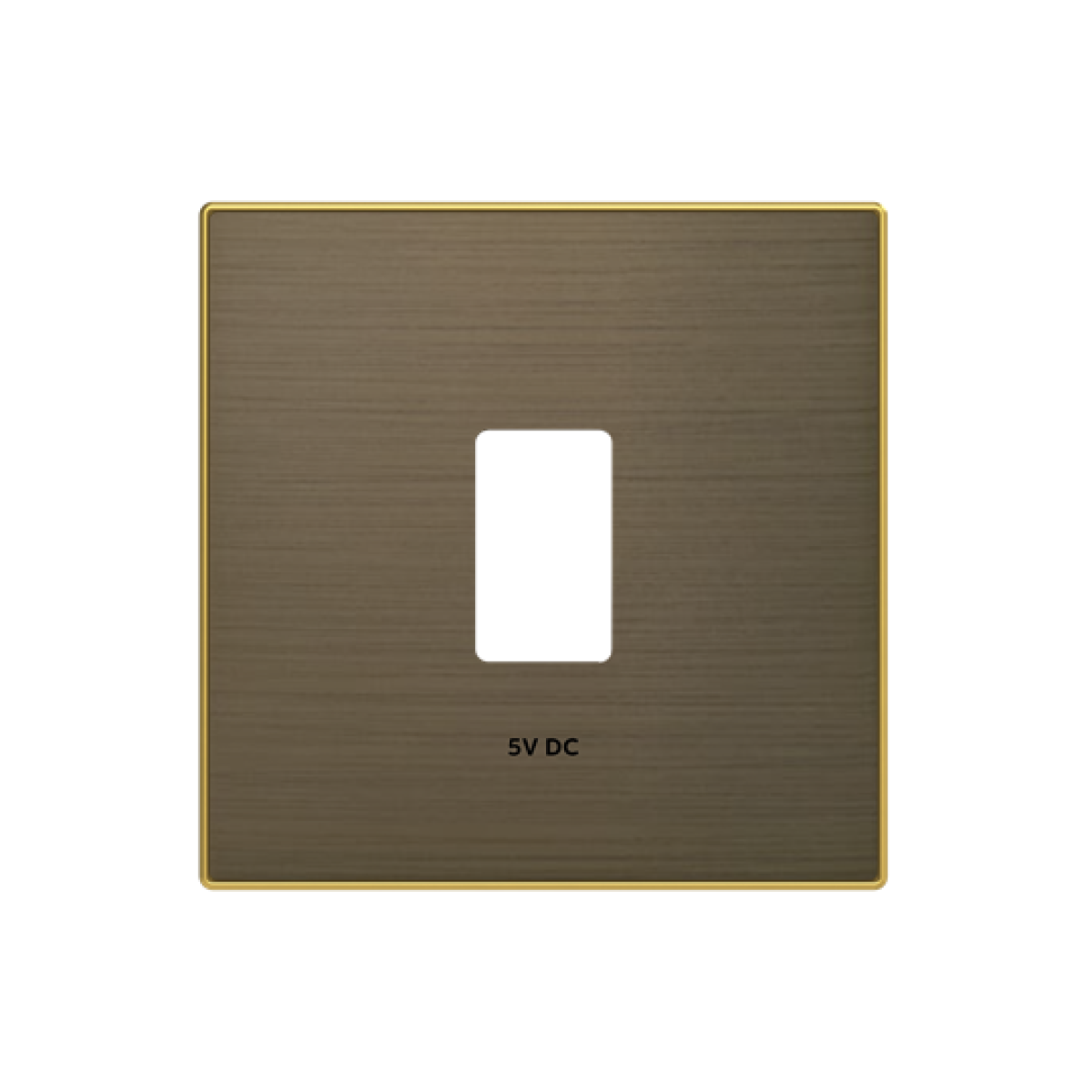 Cover USB charger USB 1 gangs Gold  - Sky Niessen