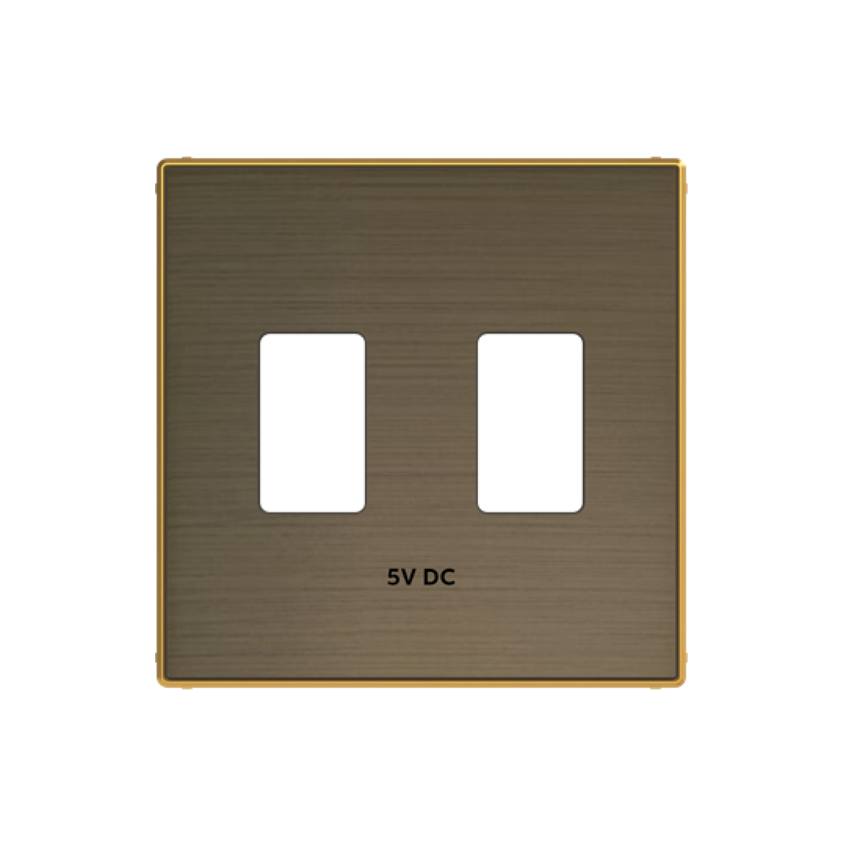 Cover USB charger USB 1 gangs Gold  - Sky Niessen