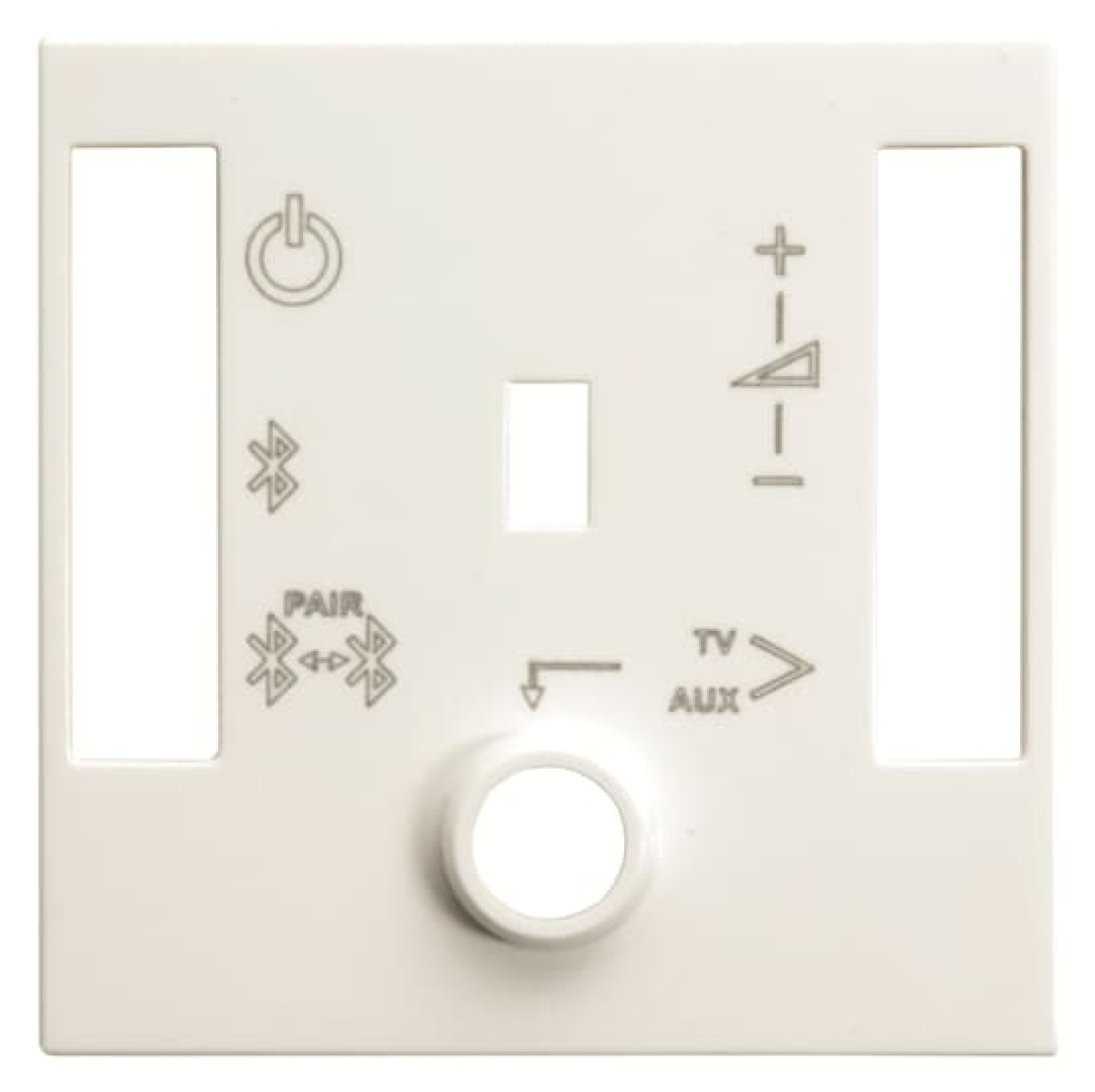 Cover plate Sound control Central cover plate White - Zenit
