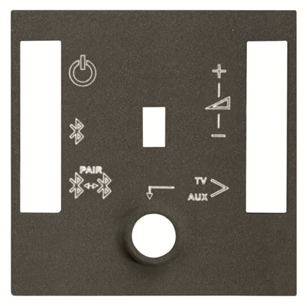 Cover plate Sound control Central cover plate Anthracite - Zenit