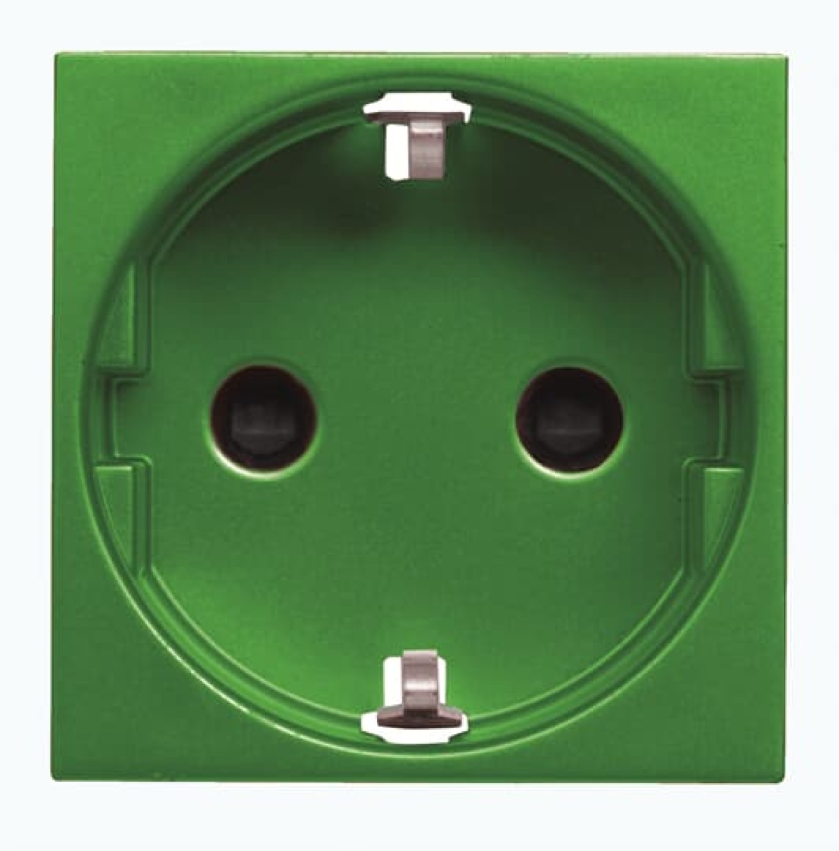 Socket outlet insertcover Without imprint Green - Zenit