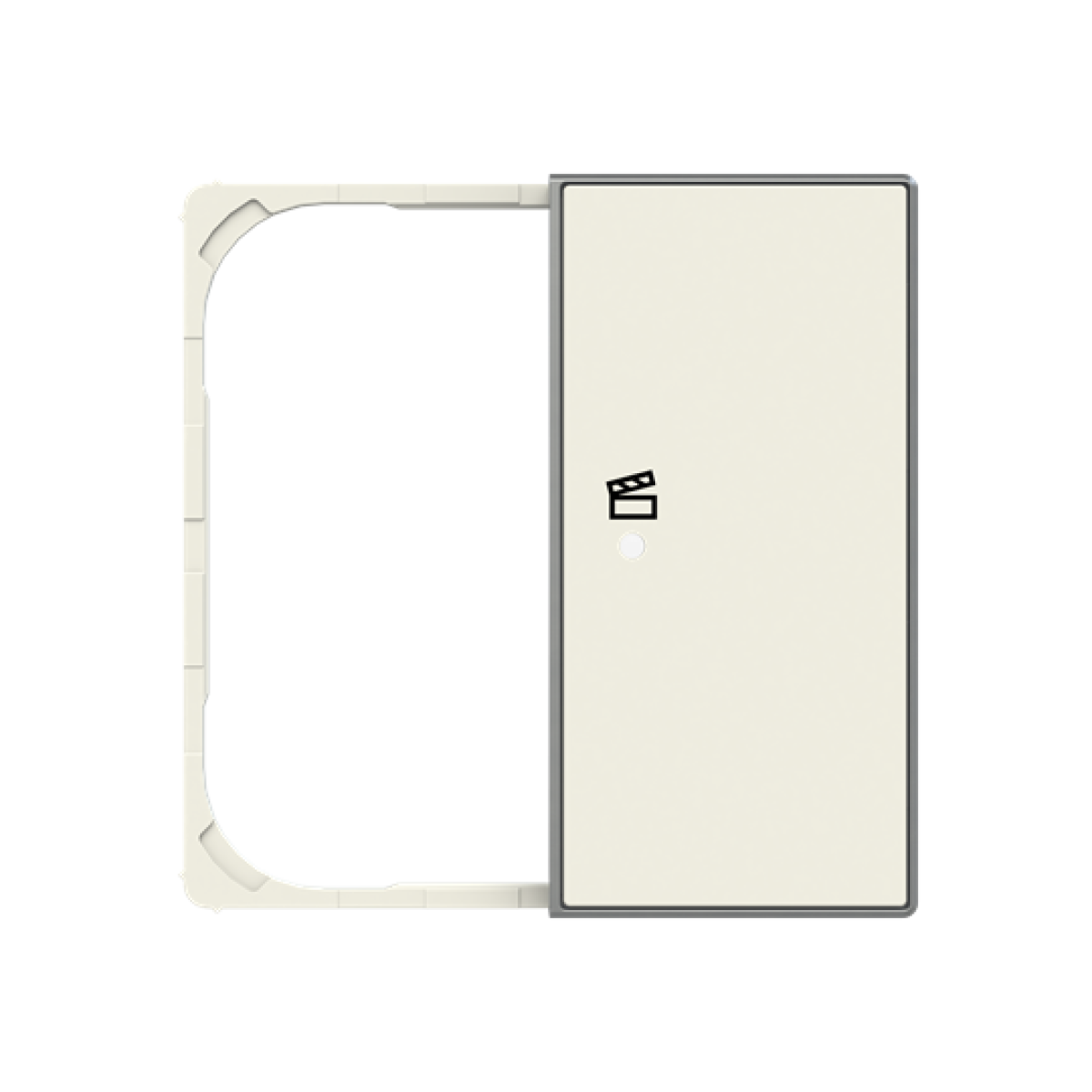 Cover plate Scene symbol for Switchpush button Single push button White - Sky Niessen