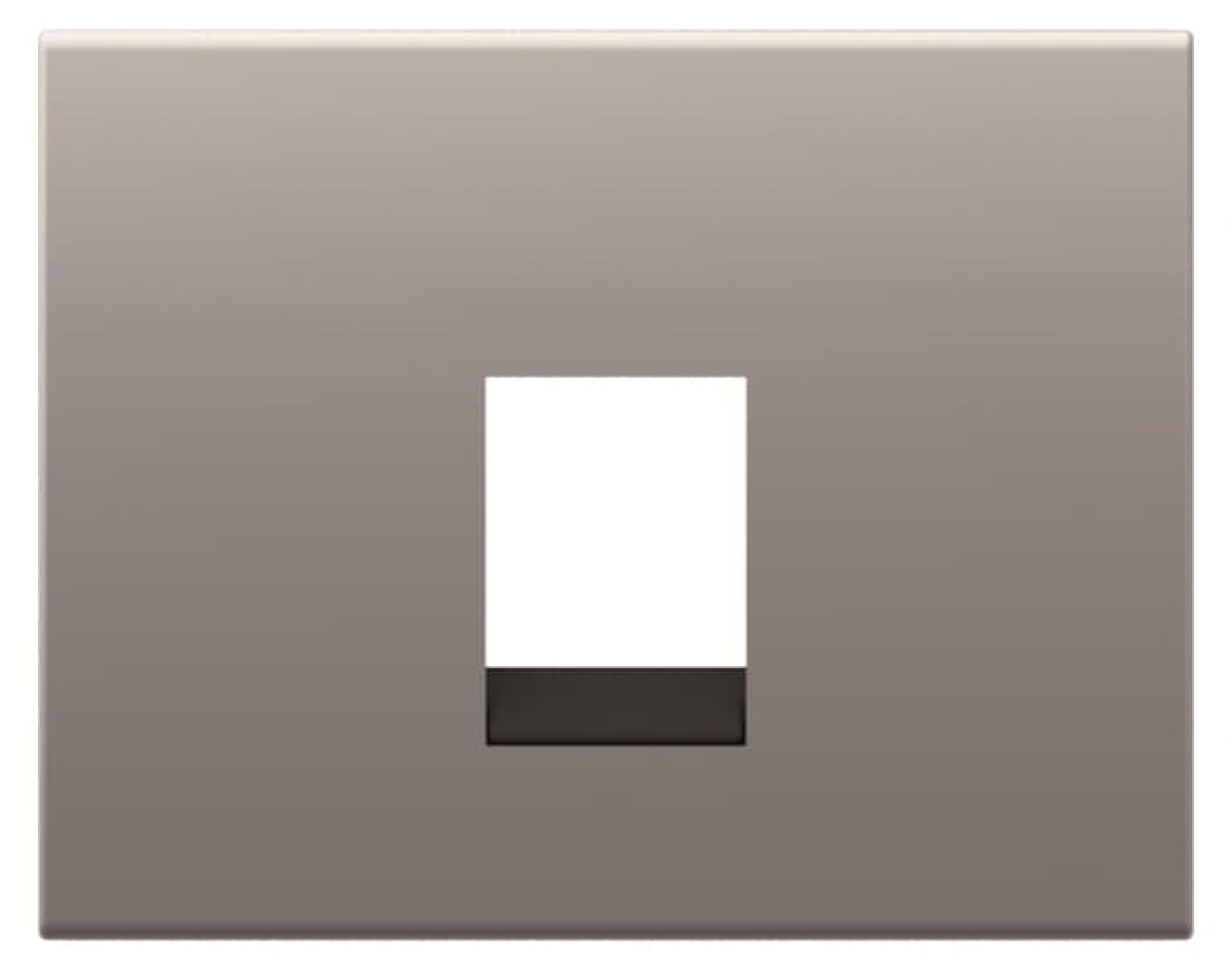 Cover plate Data connection 1 gang Cream white - Olas