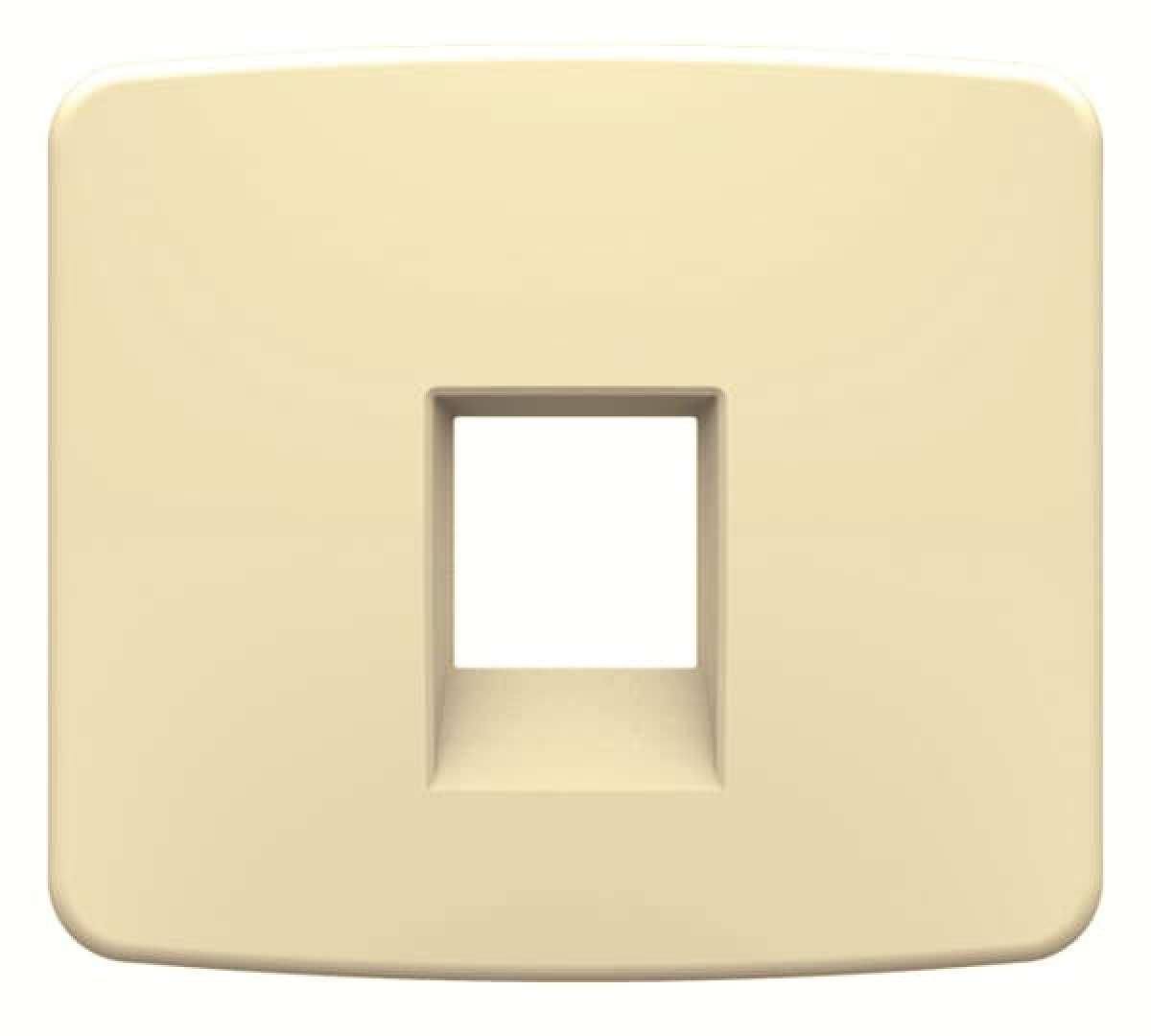 Cover data Data connection 1 gang Ivory - Arco