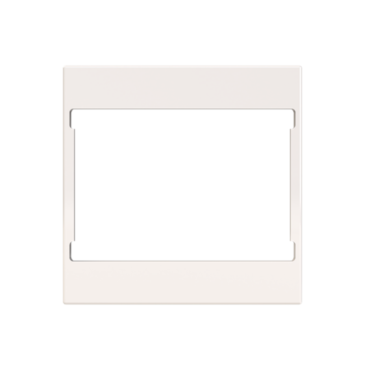 Cover plate Without imprint for Sensor Central cover plate White - Zenit