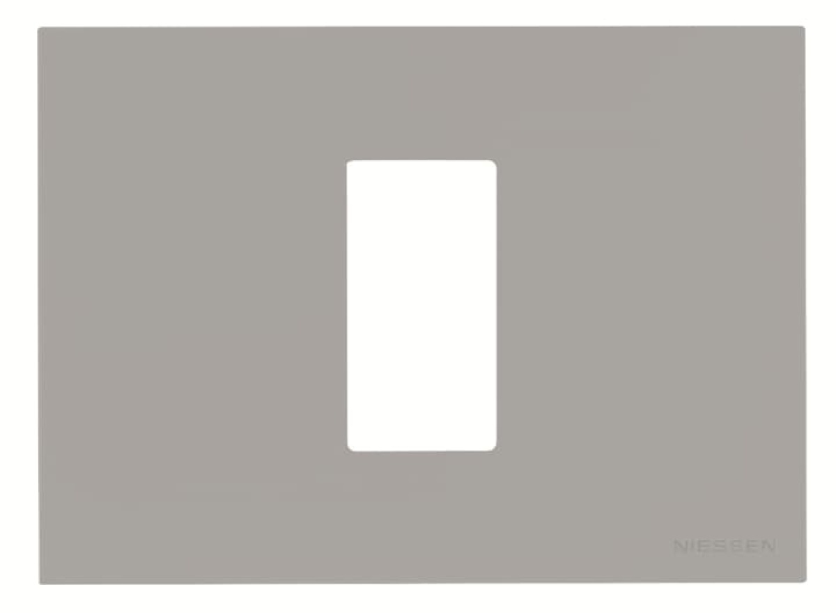 Frame 1-gang Silver - Zenit