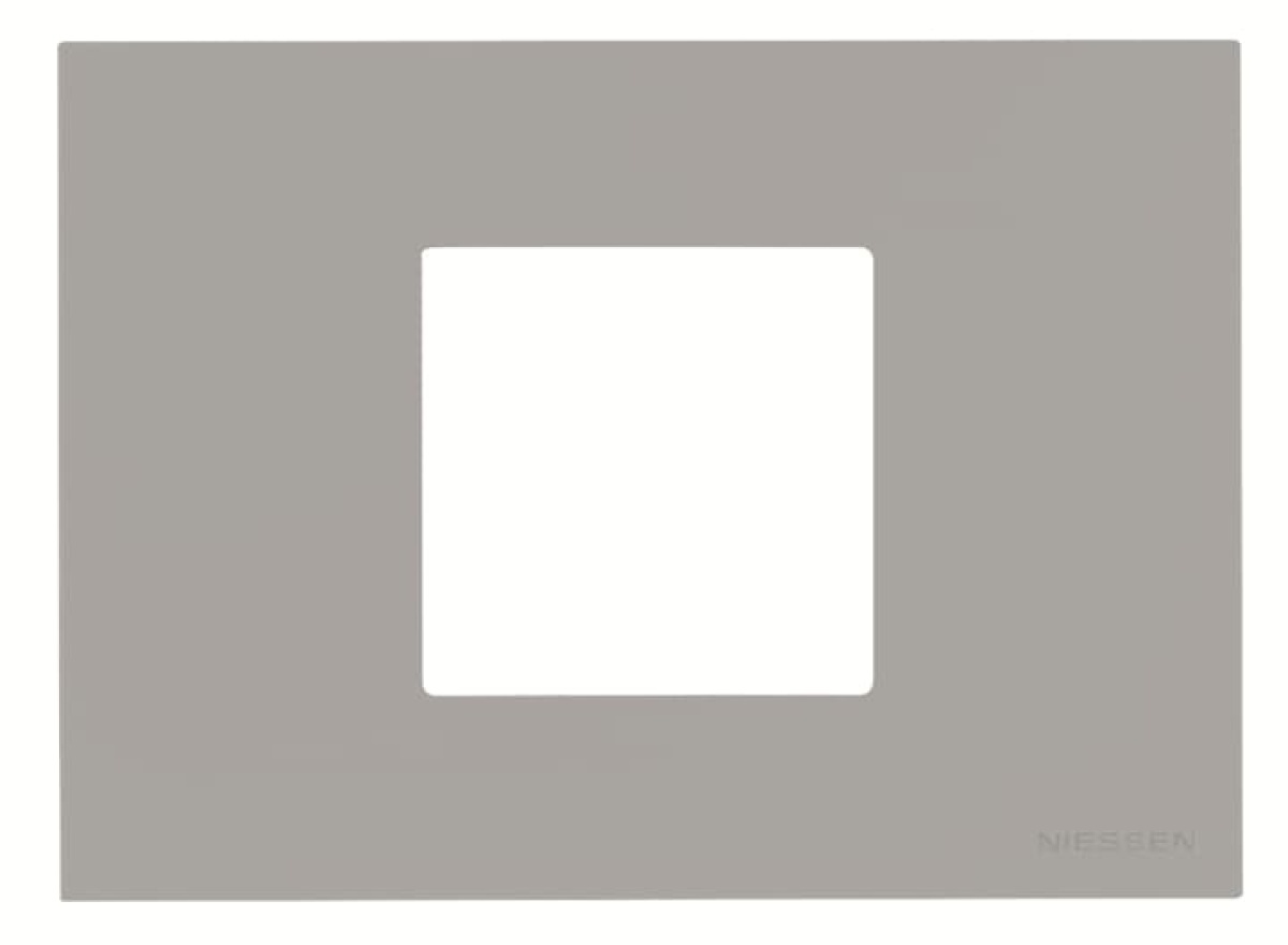 Frame 1-gang Silver - Zenit