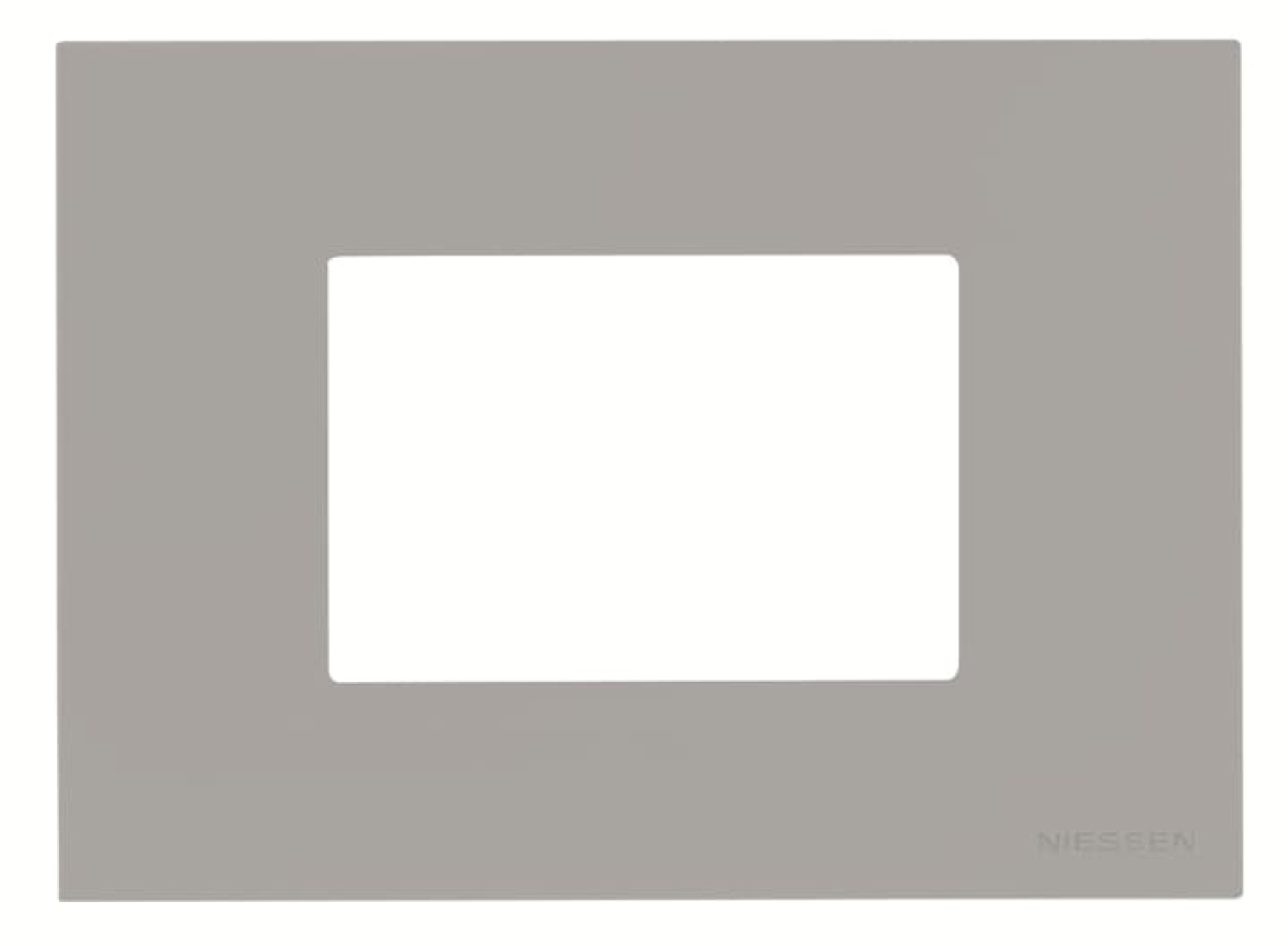 Frame 1-gang Silver - Zenit