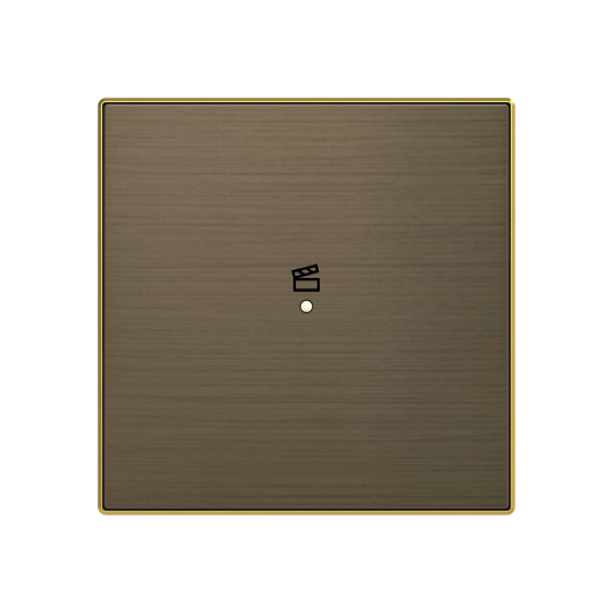 Cover plate Scene symbol for Switchpush button Single push button Gold - Sky Niessen