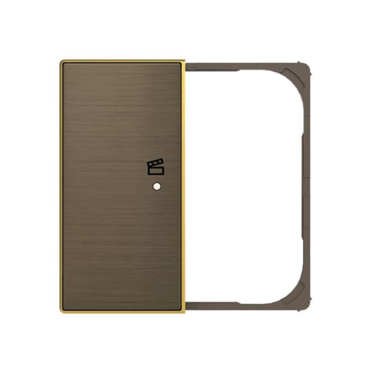 Cover plate Scene symbol for Switchpush button Single push button Gold - Sky Niessen