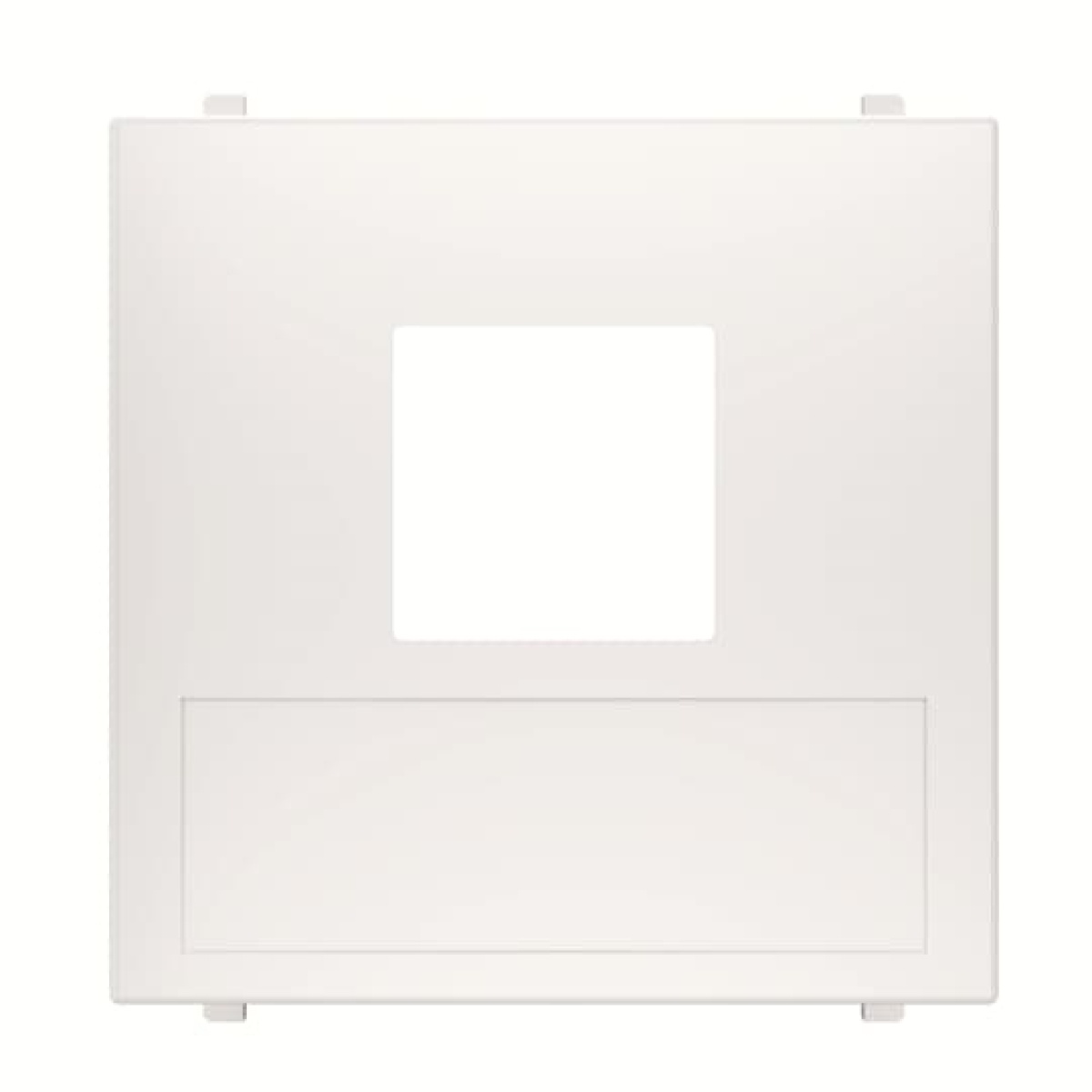 Cover For data connection housing 1 gang White - Zenit