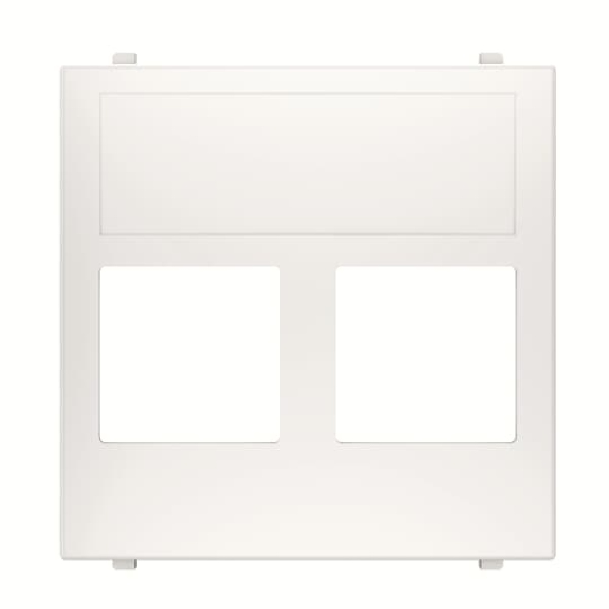 Cover For data connection housing 2 gang White - Zenit