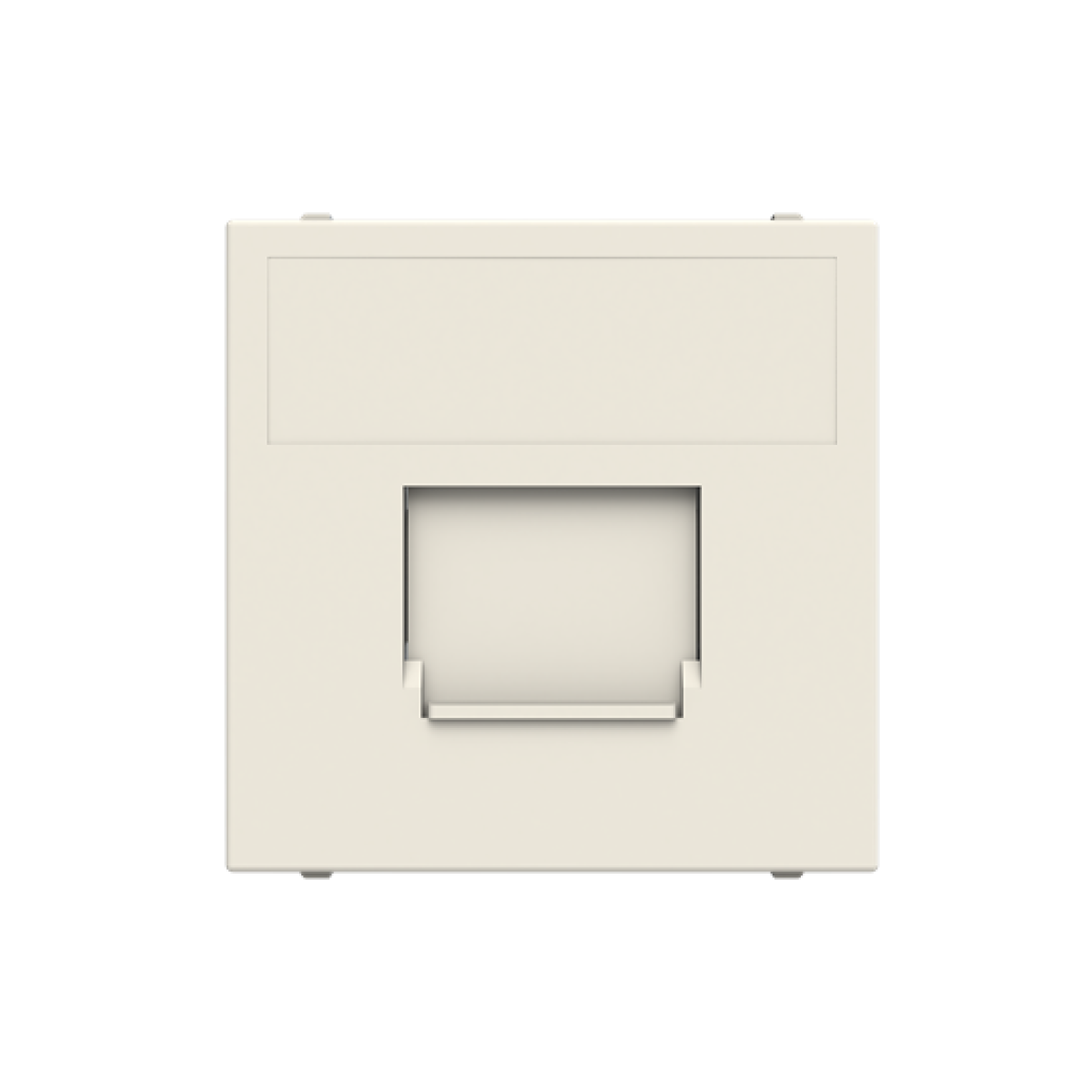 Cover For data connection housing 1 gang White - Zenit