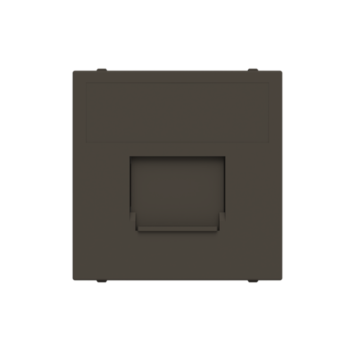 Cover For data connection housing 1 gang Anthracite - Zenit