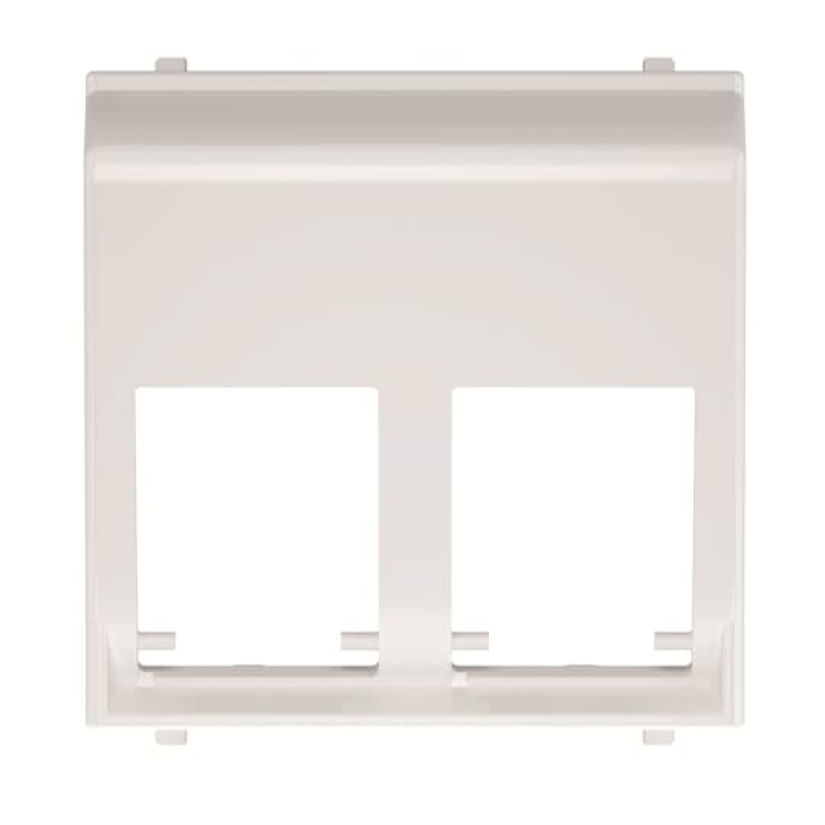 Cover For data connection housing 2 gang White - Zenit