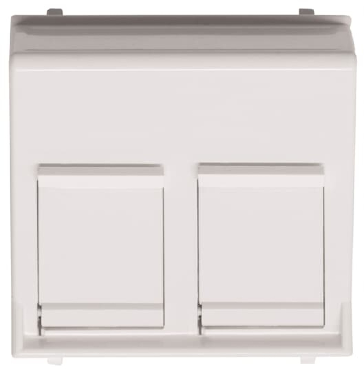 Cover For data connection housing 2 gang White - Zenit