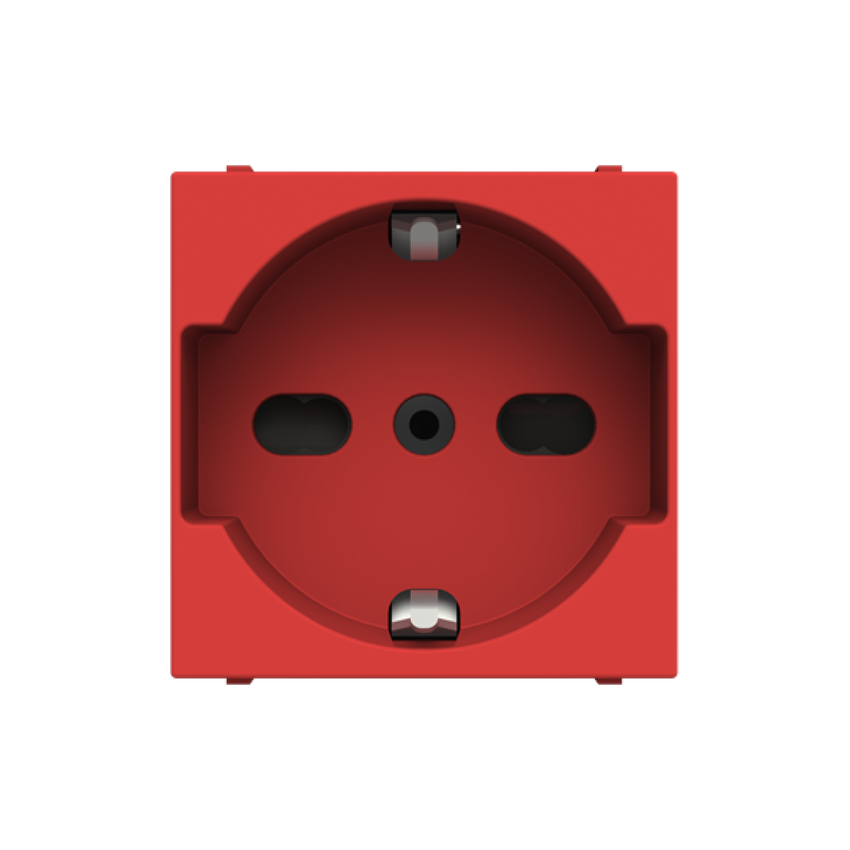 Socket outlet DEIT Without imprint Red - Zenit