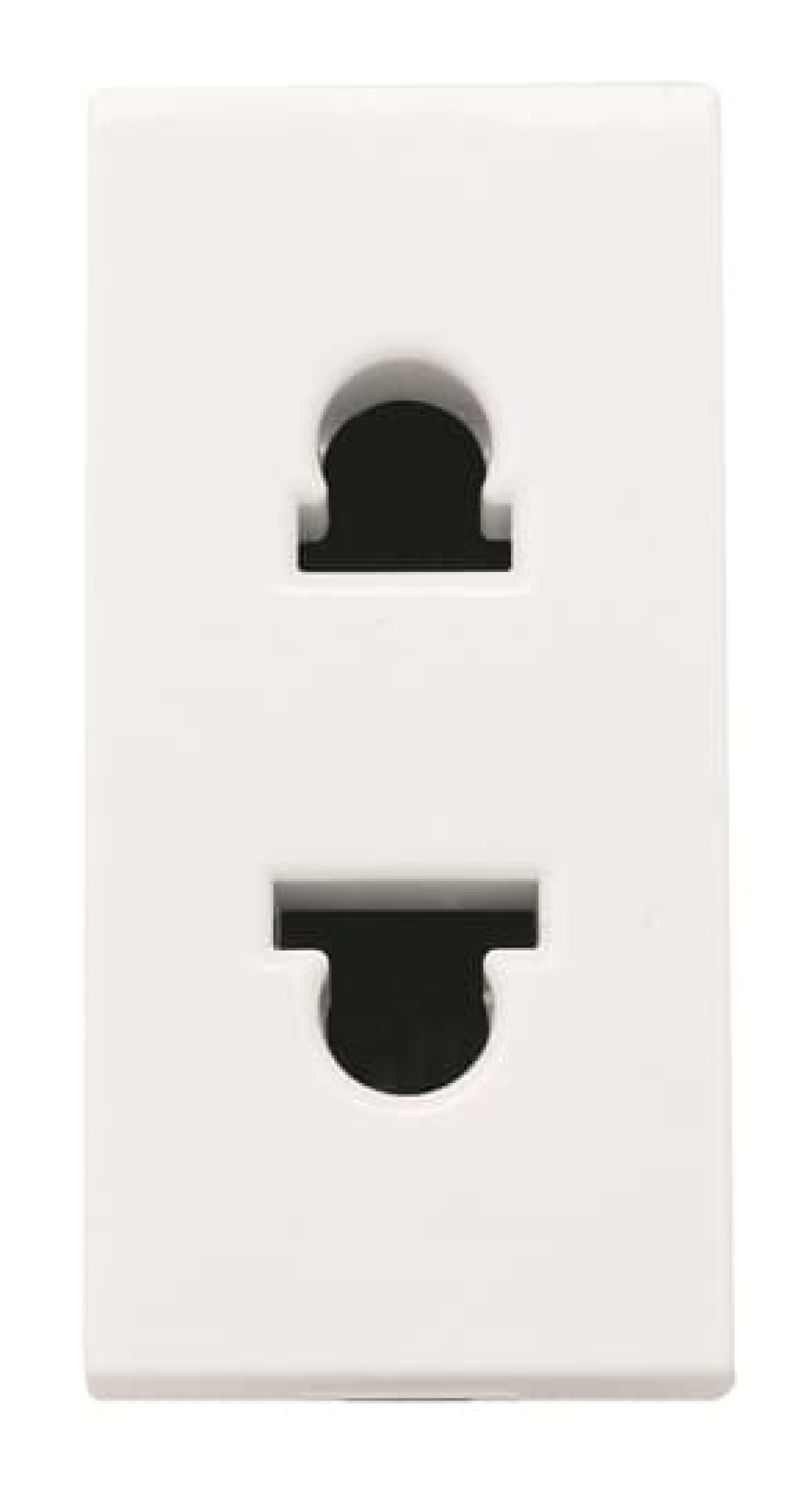 Socket outlet insertcover Without imprint White - Zenit