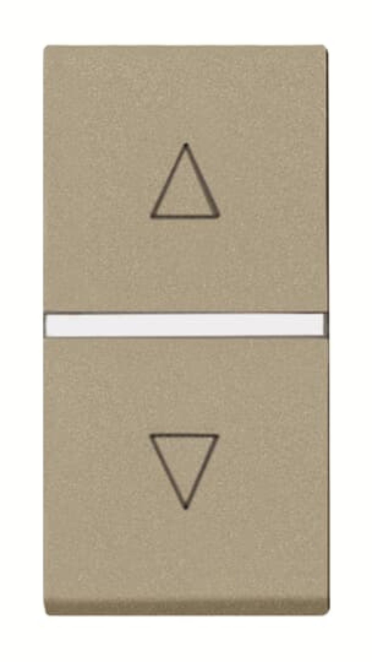 Blind control pushbutton 1-pole push button Champagne - Zenit