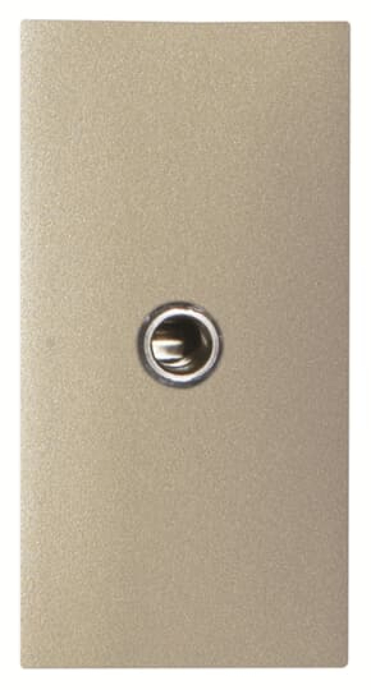 Minijack outlet Modular Jack 1 gang Champagne - Zenit