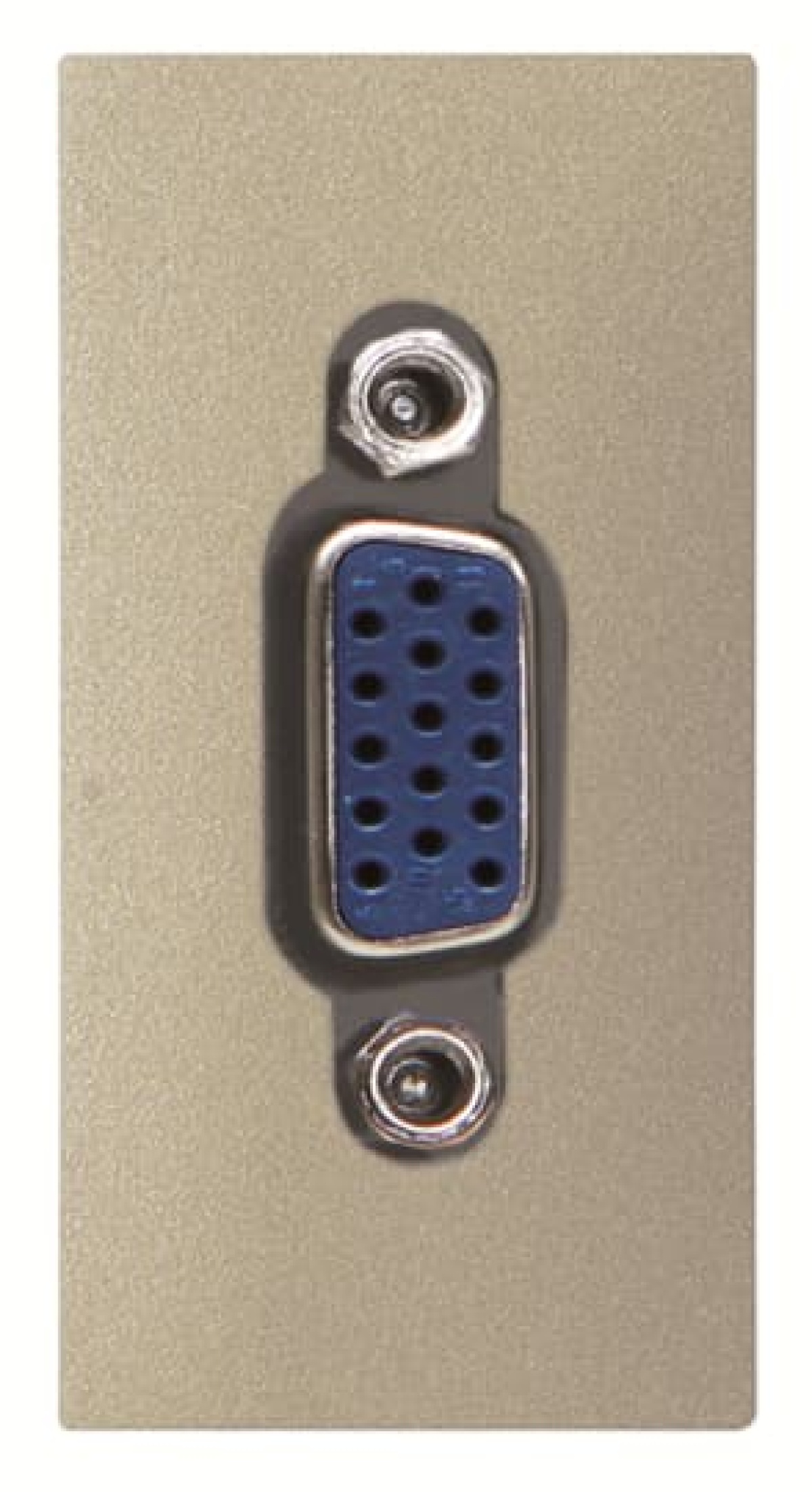 VGA outlet VGA 1 gang Champagne - Zenit