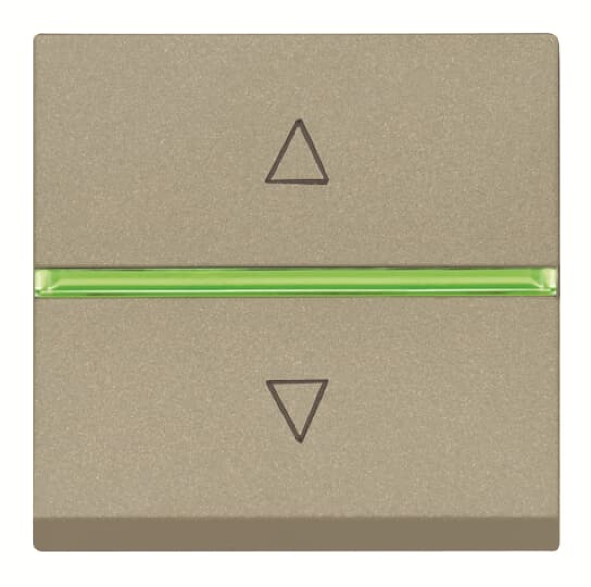 Blind control switch 1-pole push button Champagne - Zenit