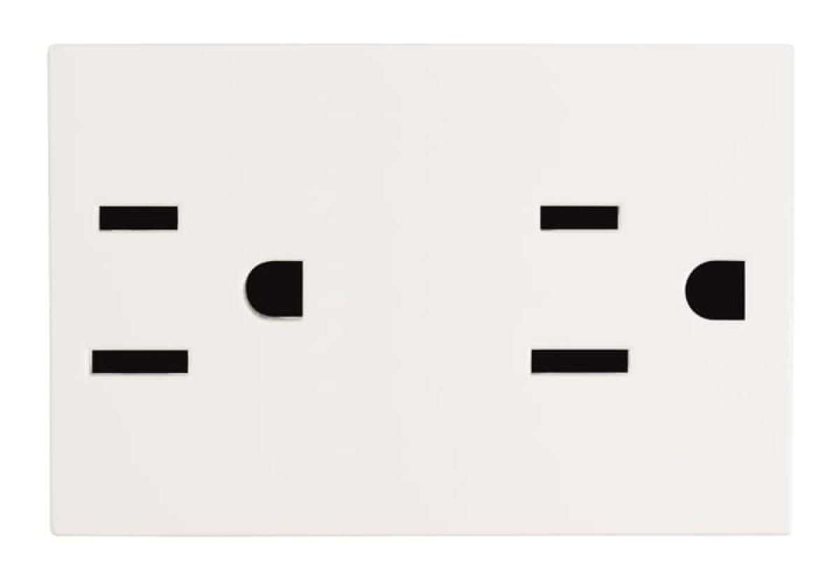 Socket outlet NEMA 5-15R NEMA Without imprint White - Zenit