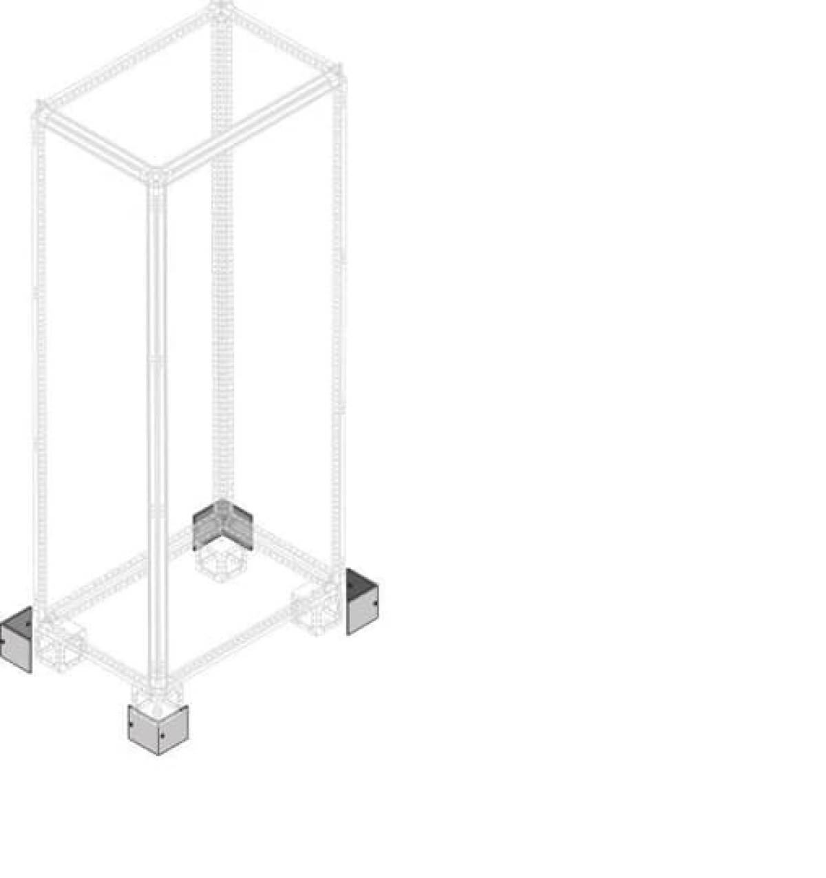 N.4 ANGULAR PLINTH COVERS H100MM