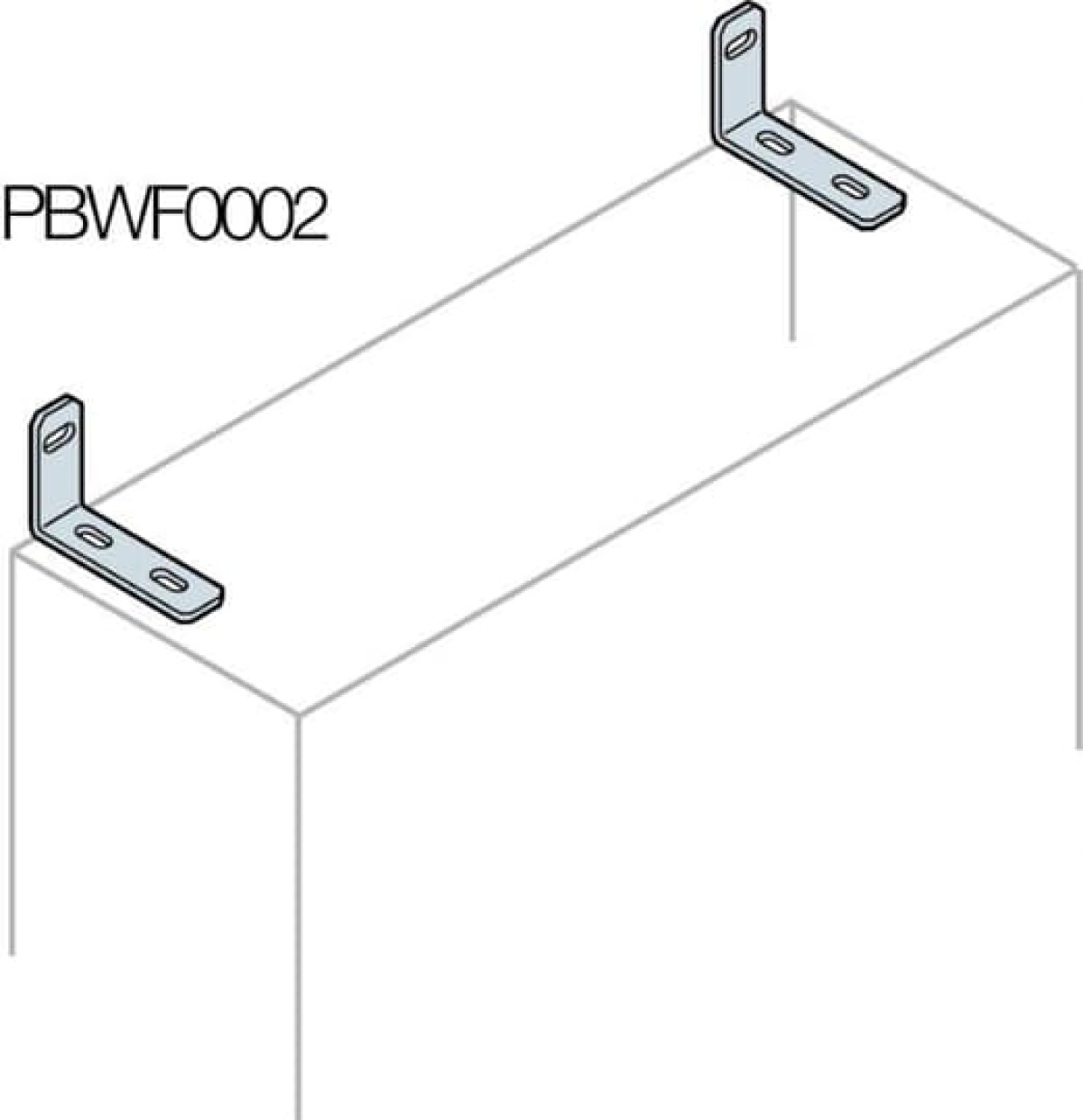 N.2 WALL FIXING BRACKETS