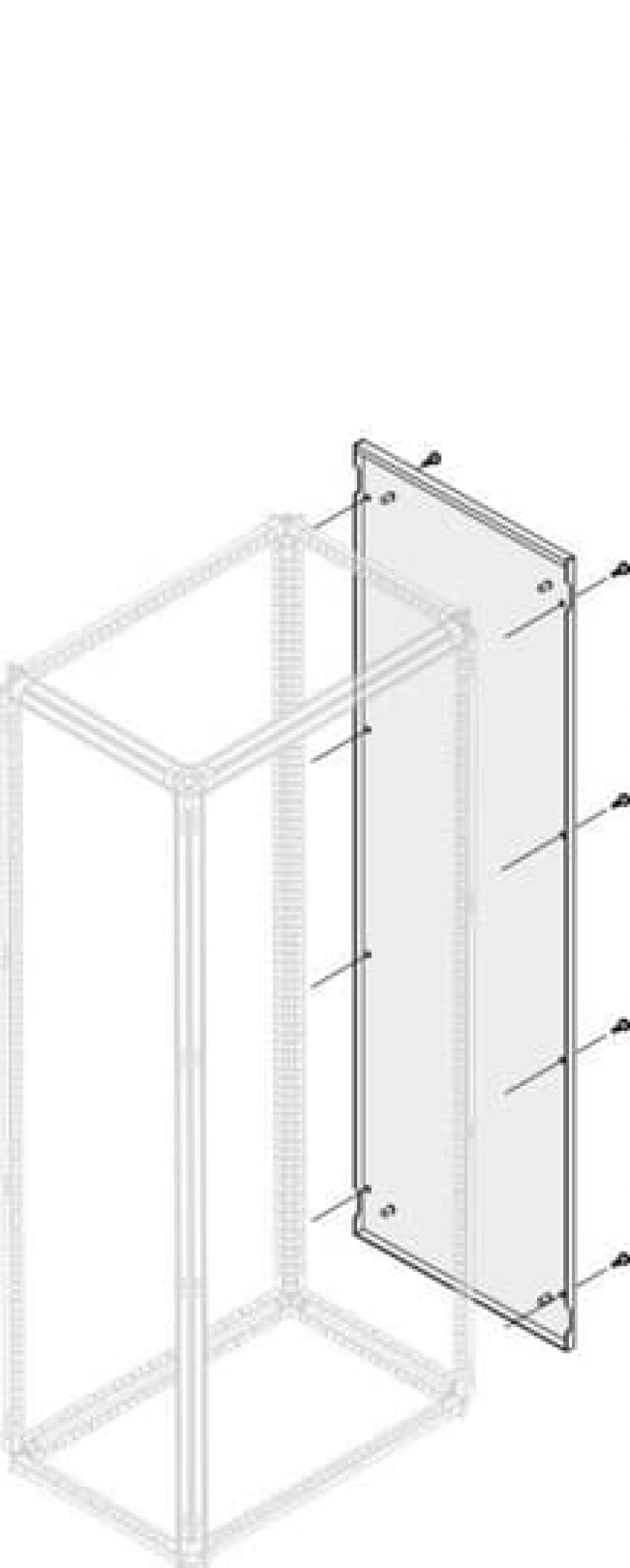 IP3040 EXTERNAL PANEL H2000MM D500MM
