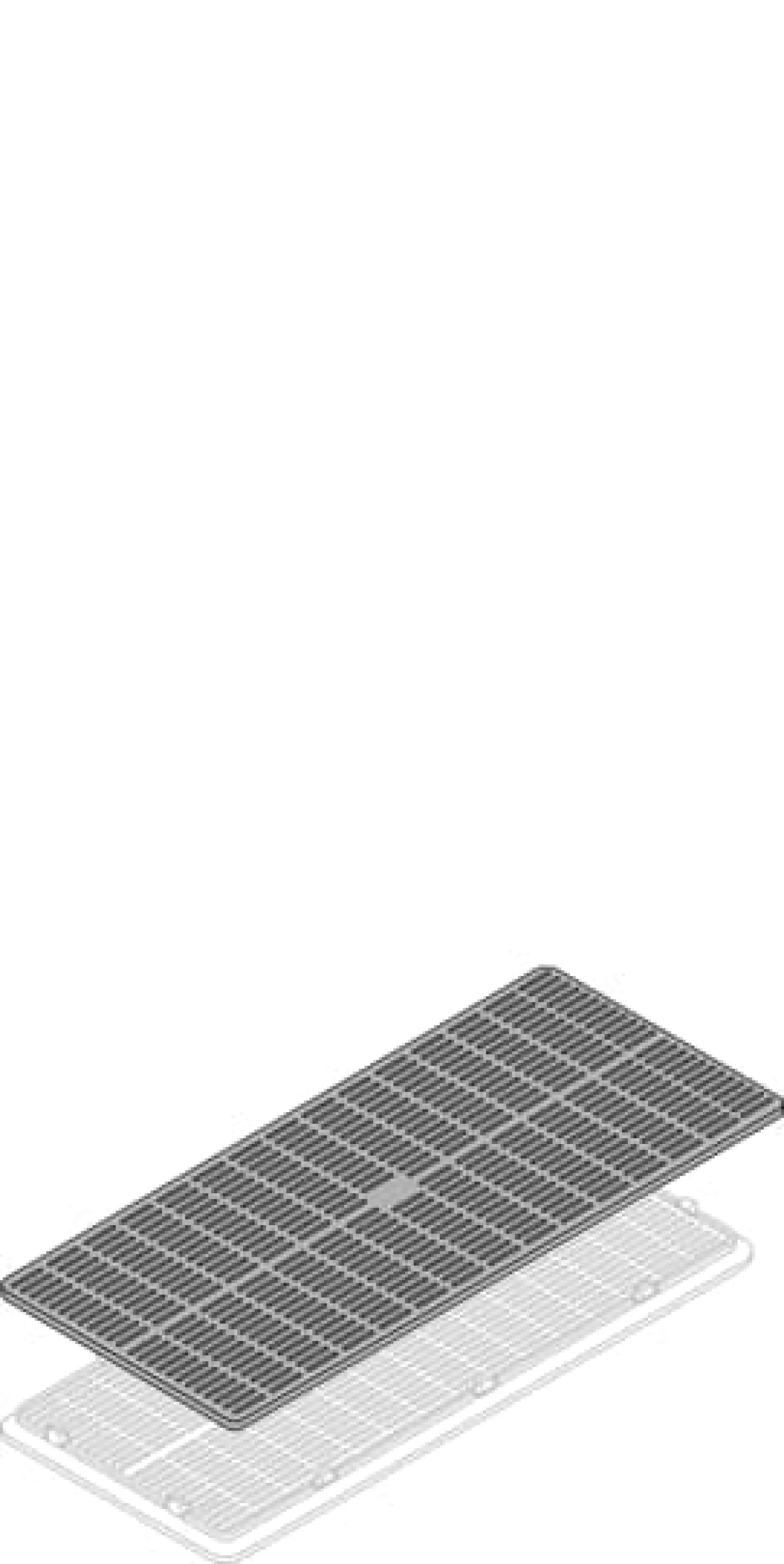2 IP40 GRATES AERATED PANELS