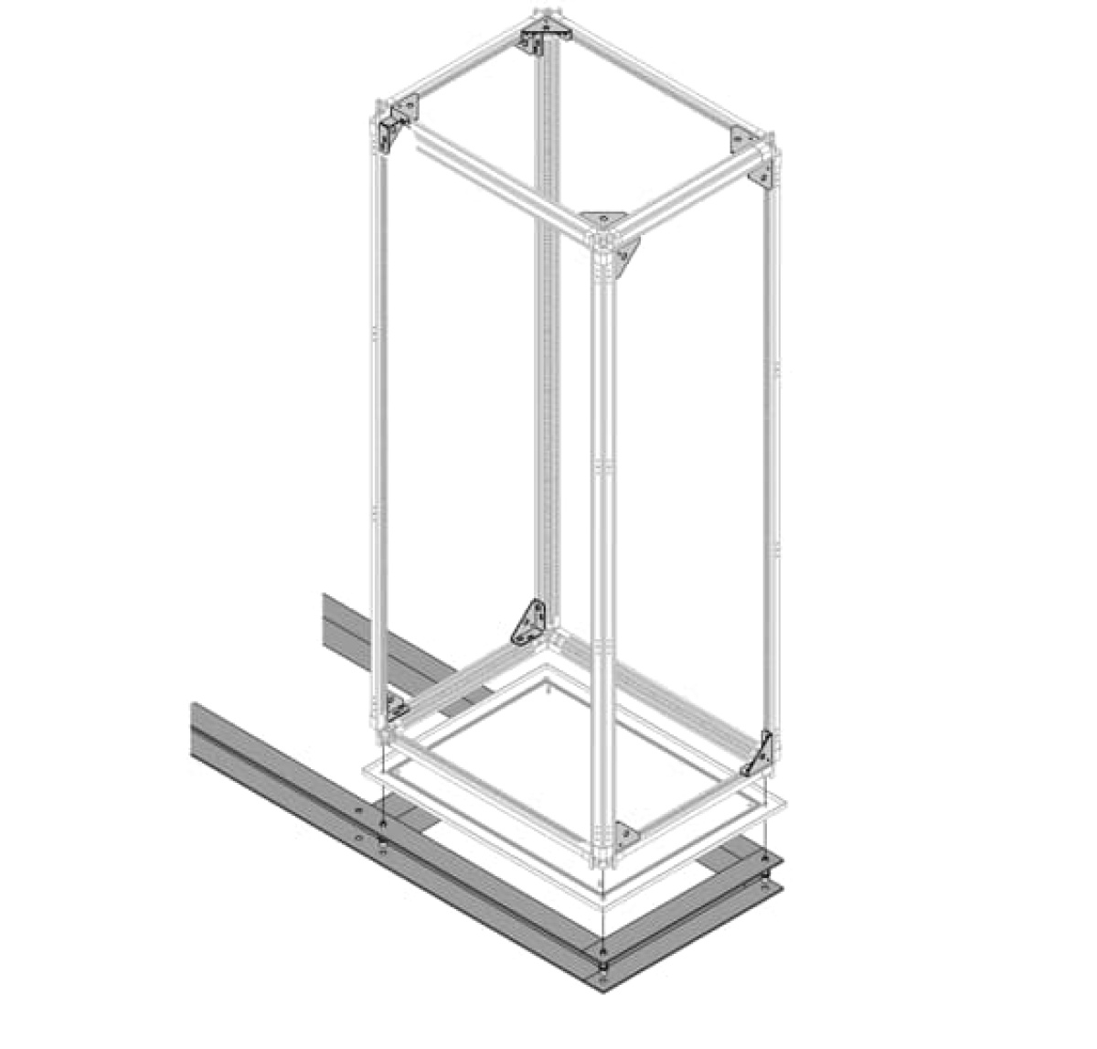 ANTISEISMIC PLINTH H100 JOINING STRUCT.