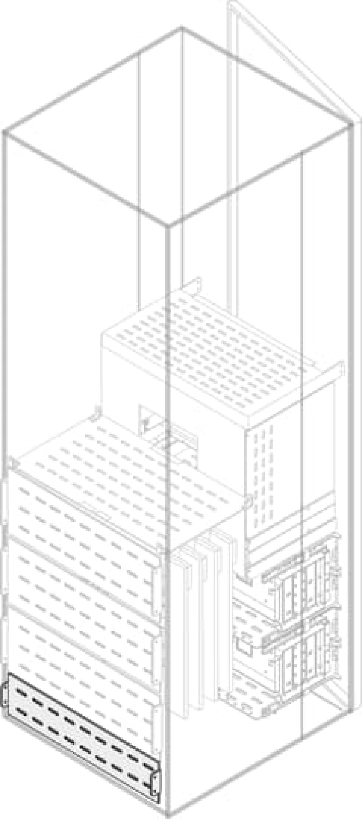 REAR VERT.SEGR.H100MM W600MM NO IN.UP.