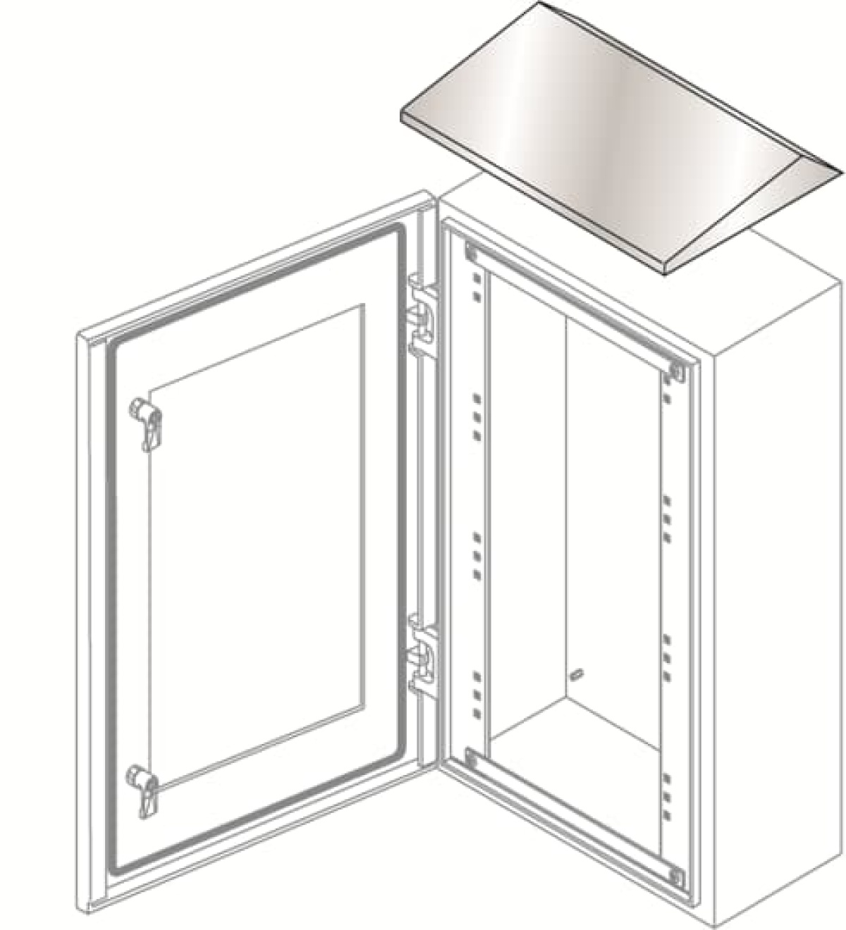 PROTECTION ROOF ST.STEEL 200x150 WXD