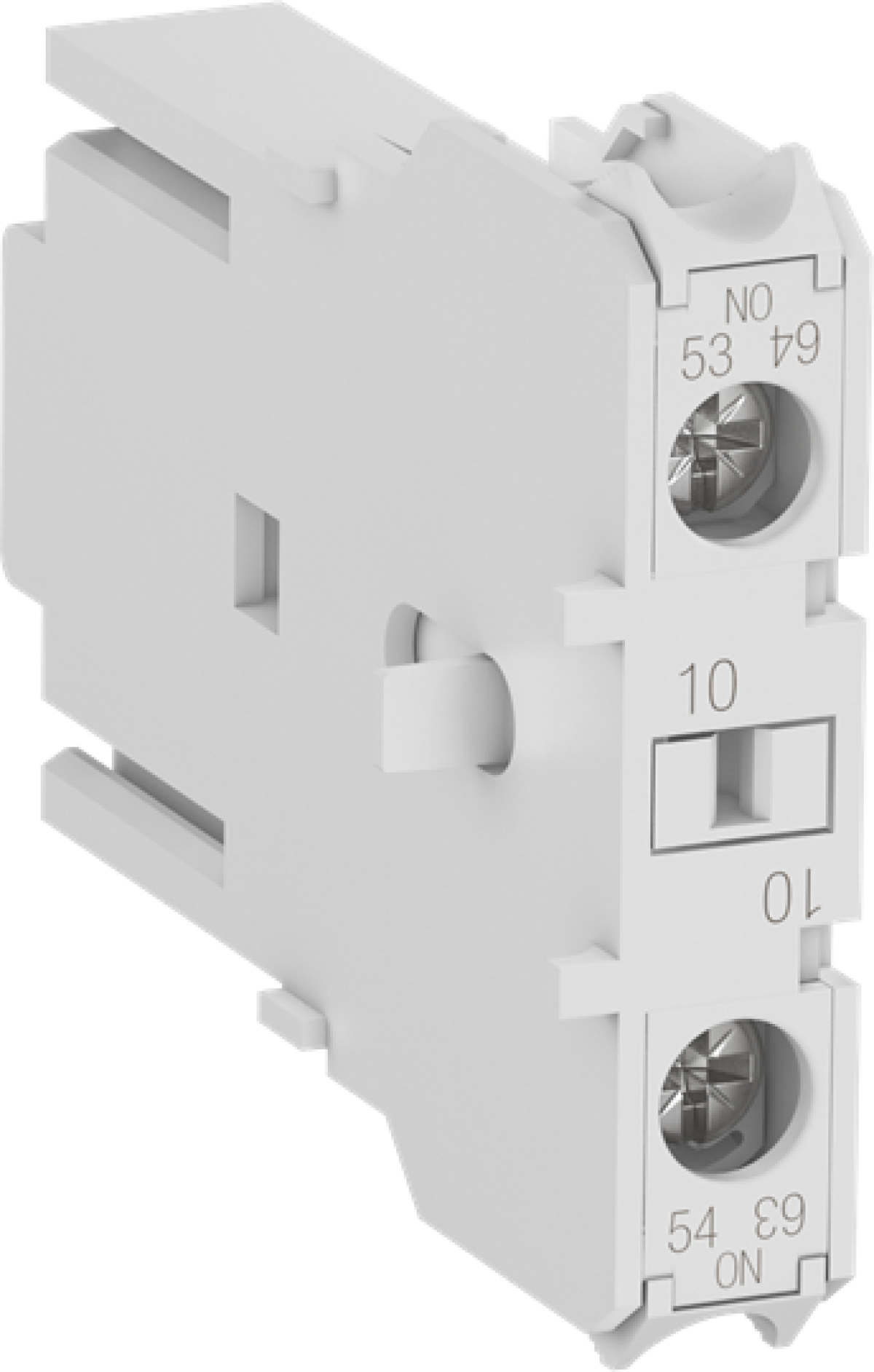 MARL110AR Auxiliary Contact 1NO ring tongue terminal, side mounted