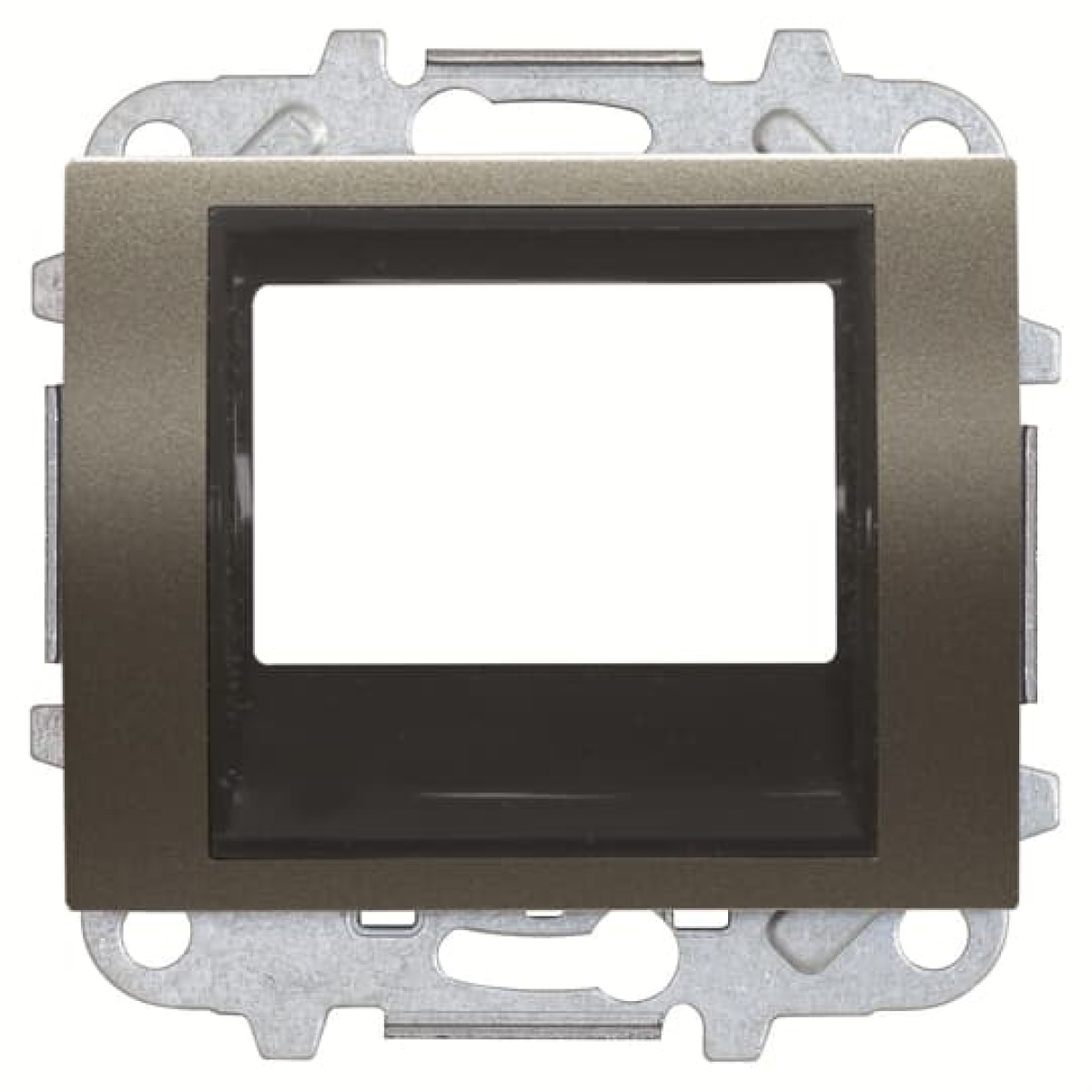 Cover radioampl 2M Radio receiver Central cover plate Aluminium - Olas