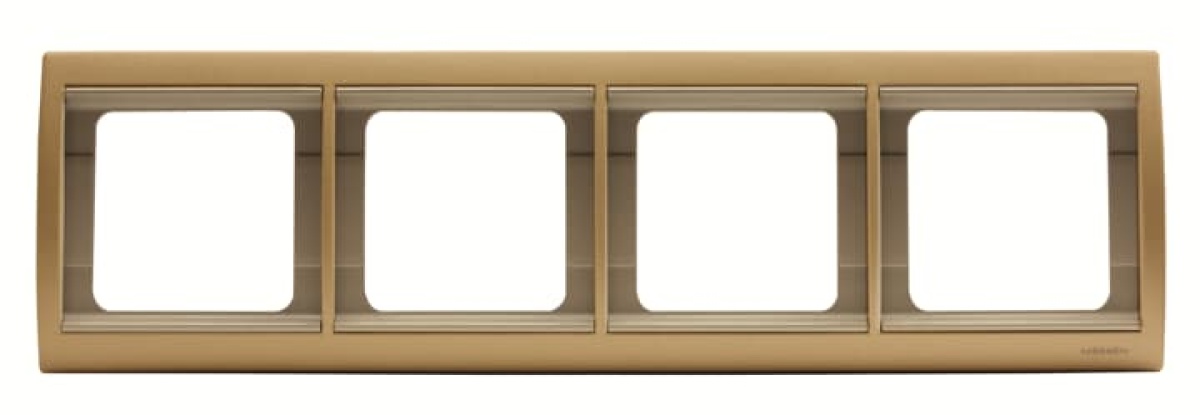Frame horizontal 4-gang Beige - Olas