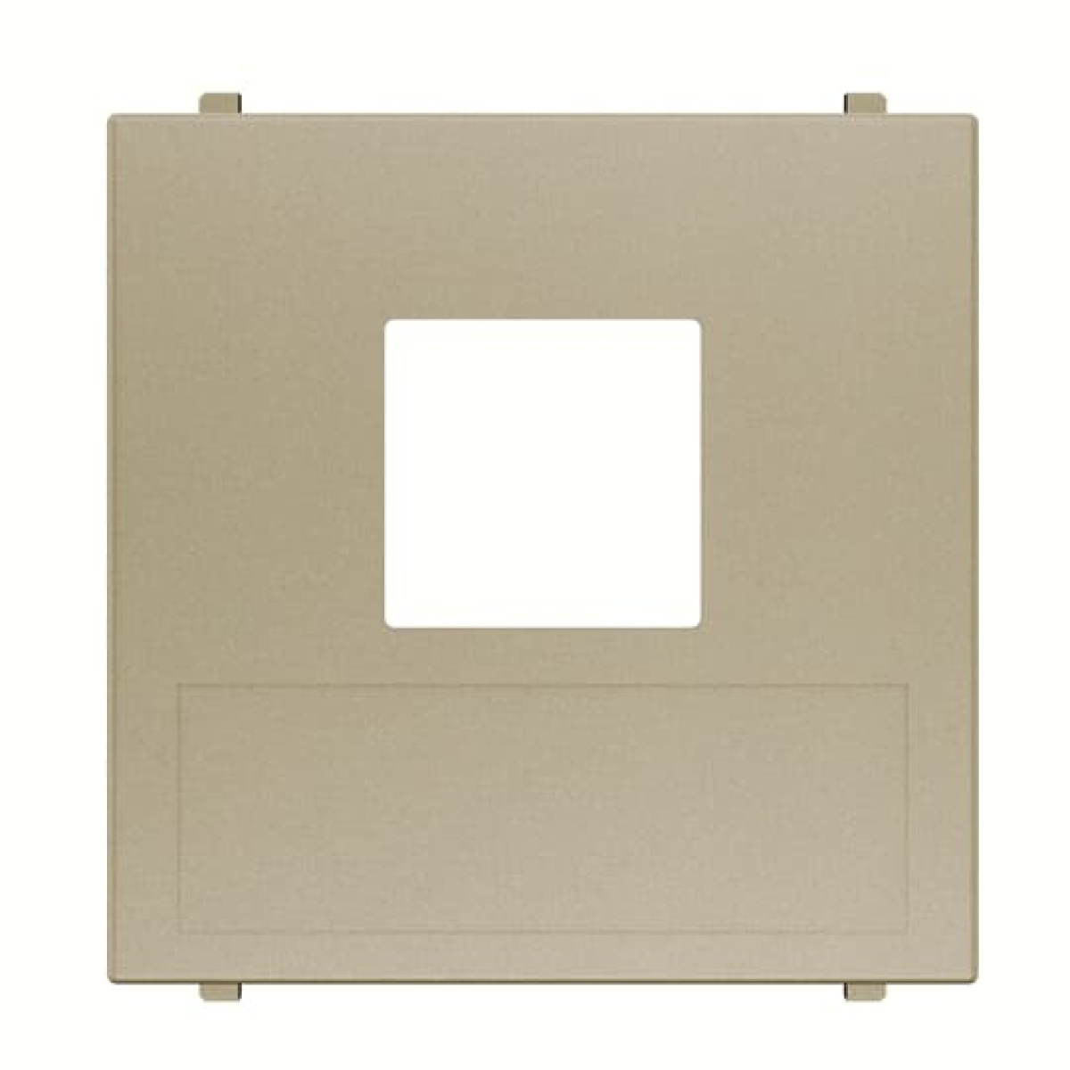 Cover plate Data connection 1 gang Champagne - Zenit