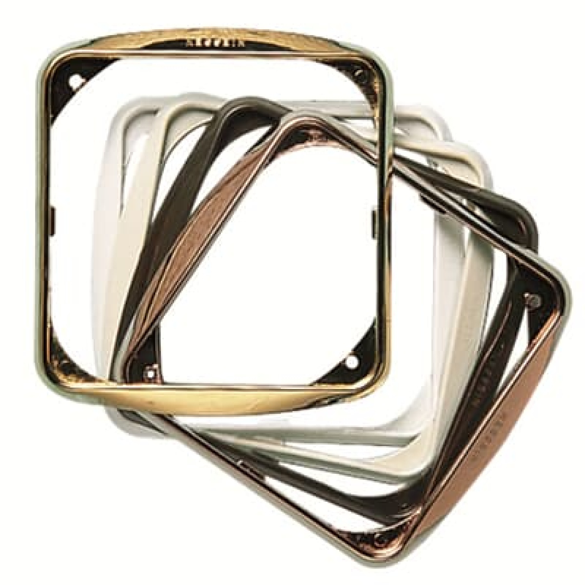 Support 1-gang 2gangs Stainless steel - Stylo